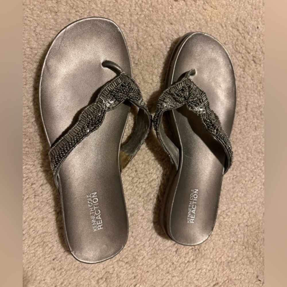 Kenneth Cole Reaction Women's Metallic Sandals